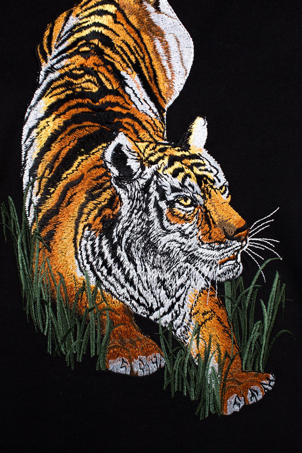 embroidered tiger