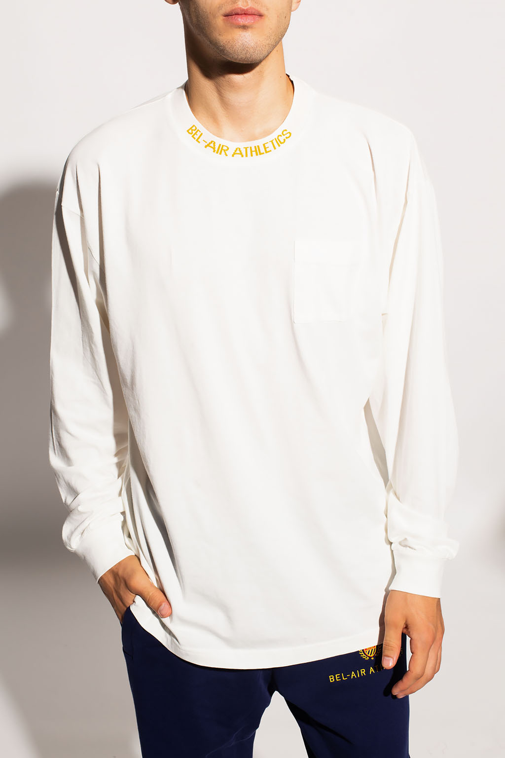 Alife New York Hunger T-shirt ALIFW20-52 WHITE Long-sleeved T-shirt