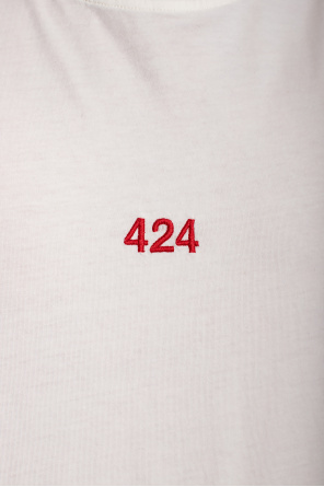 424 versace contrast hood jacket item