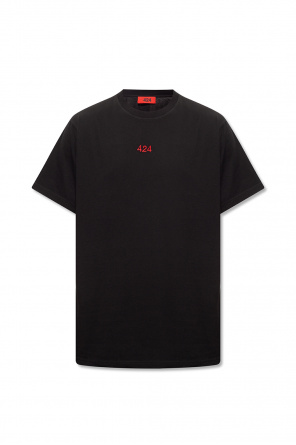 PS Paul Smith Slim-fit T-shirt met zebralogo in donkergroen