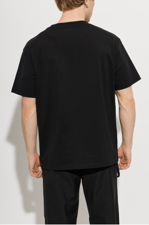 Courrèges T-shirt z wyszytym logo