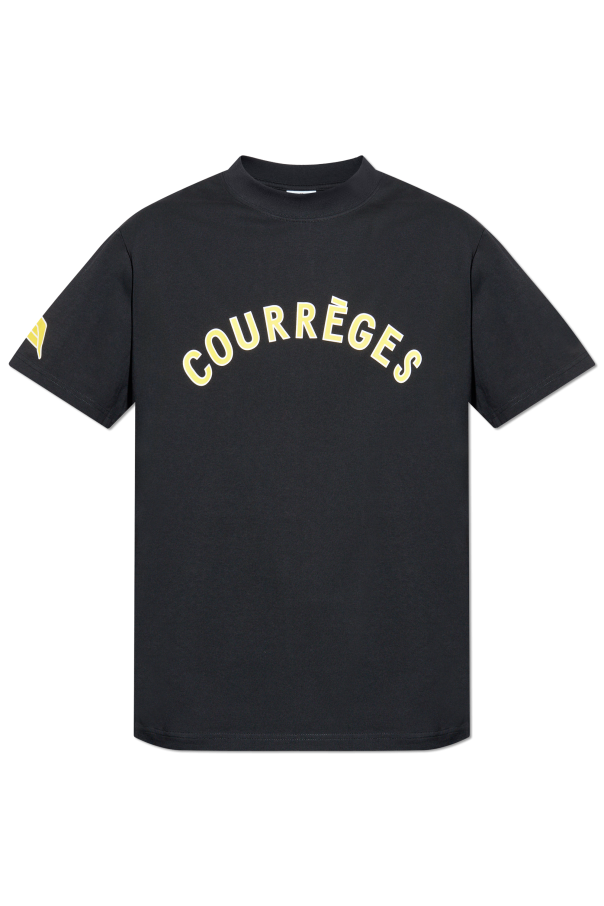 T-shirt with logo od Courrèges