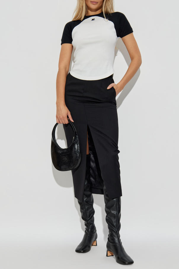 Courrèges Camiseta con logo