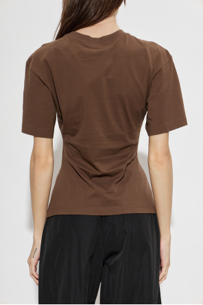 Courrèges T-shirt with printed logo