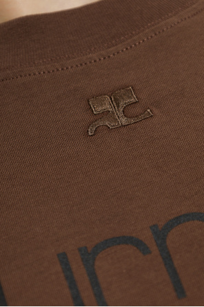Courrèges T-shirt with printed logo