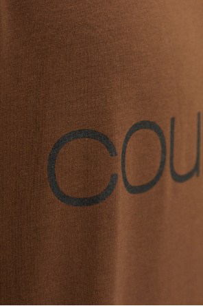 Courrèges T-shirt z nadrukowanym logo
