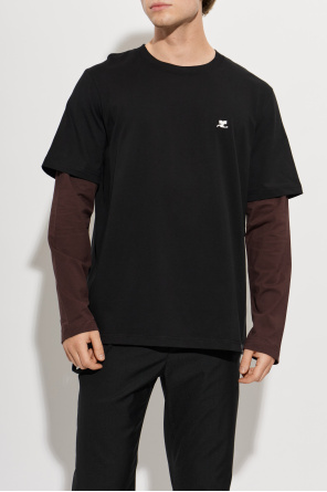 Courrèges T-shirt z długimi rękawami