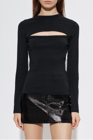 Courrèges Top with decorative slit