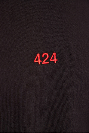 424 Diesel spliced logo sweatshirt