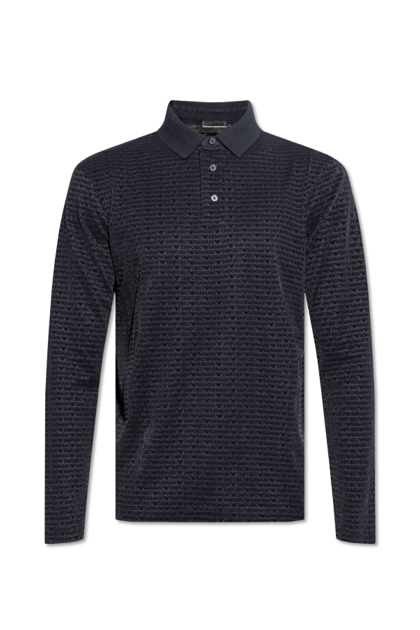 Emporio Armani Dark Blue Smart Collar Tulsa Polo Shirt