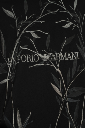 Emporio Armani T-shirt with decorative embroidery