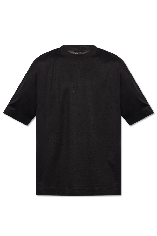 T-shirt with crystals od Emporio Armani