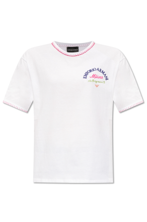 Cotton t-shirt od Emporio Armani