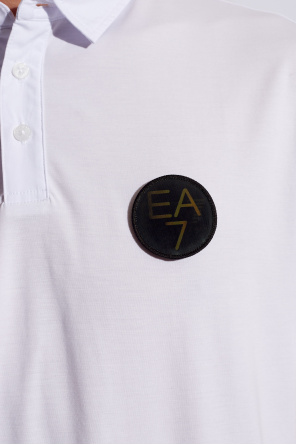 ASOS Weekend Collective Sweat-shirt polo avec demi fermeture éclair et logo Polo shirt with logo