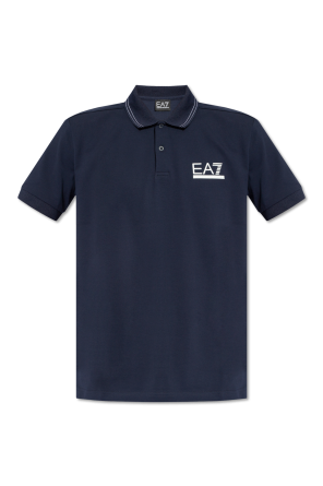 Ea7 Emporio armani collarless TEEN logo-stripe zip-up hoodie Grün