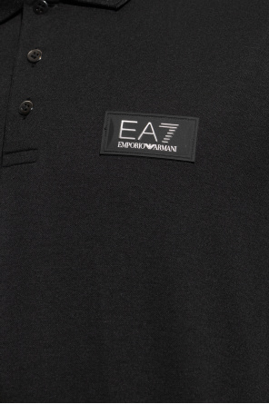 EA7 Emporio Armani Polo z naszywką z logo