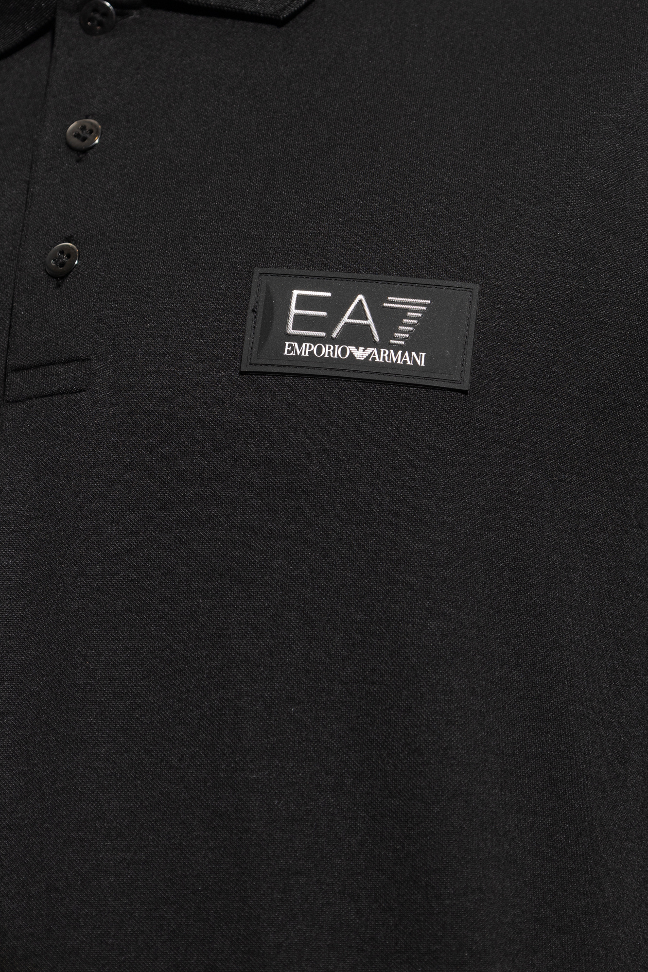 EA7 Emporio Armani Polo shirt with logo patch
