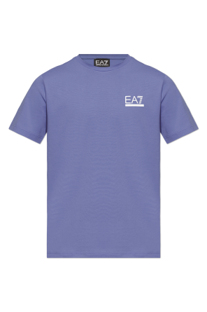 T-shirt z logo od EA7 Emporio Armani