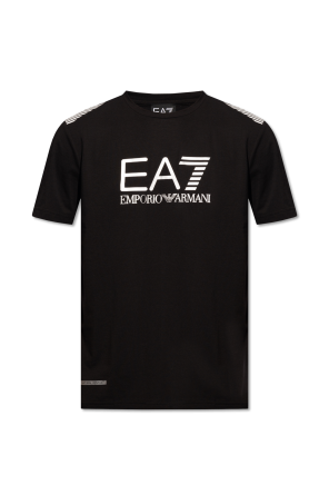 T-shirt with logo od Emporio A120 Armani Kids monogram-print changing bag