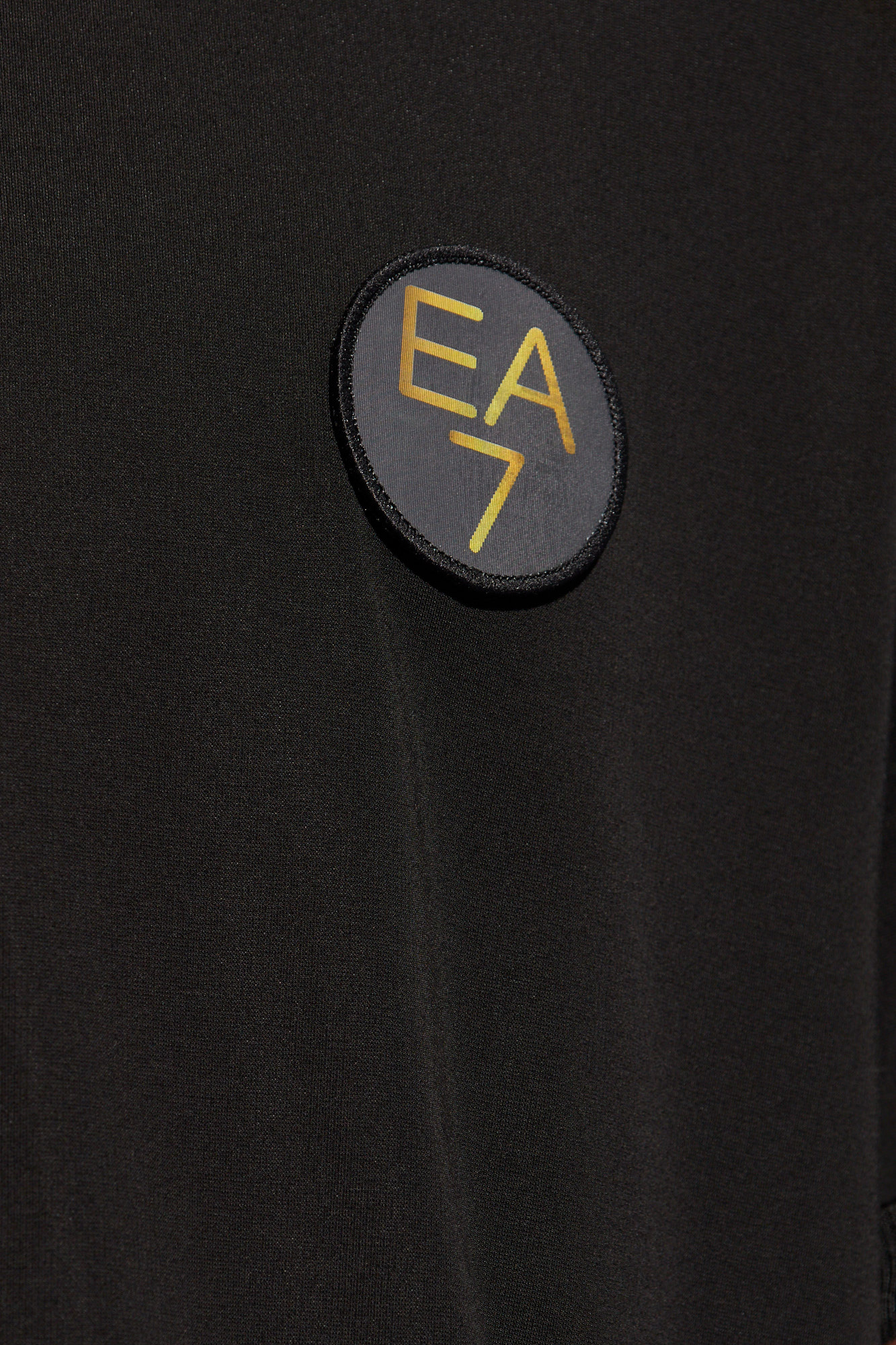 EA7 Emporio Armani Logo Series Printed T-Shirt - Black/Gold