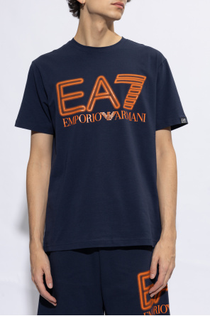 EA7 Emporio Armani emporio armani black out logo t shirt item