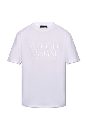 T-shirt z logo od Giorgio Armani
