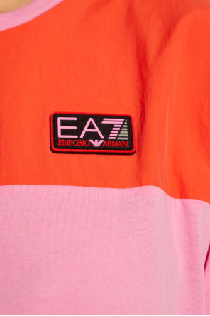 EA7 Emporio Armani T-shirt with logo patch