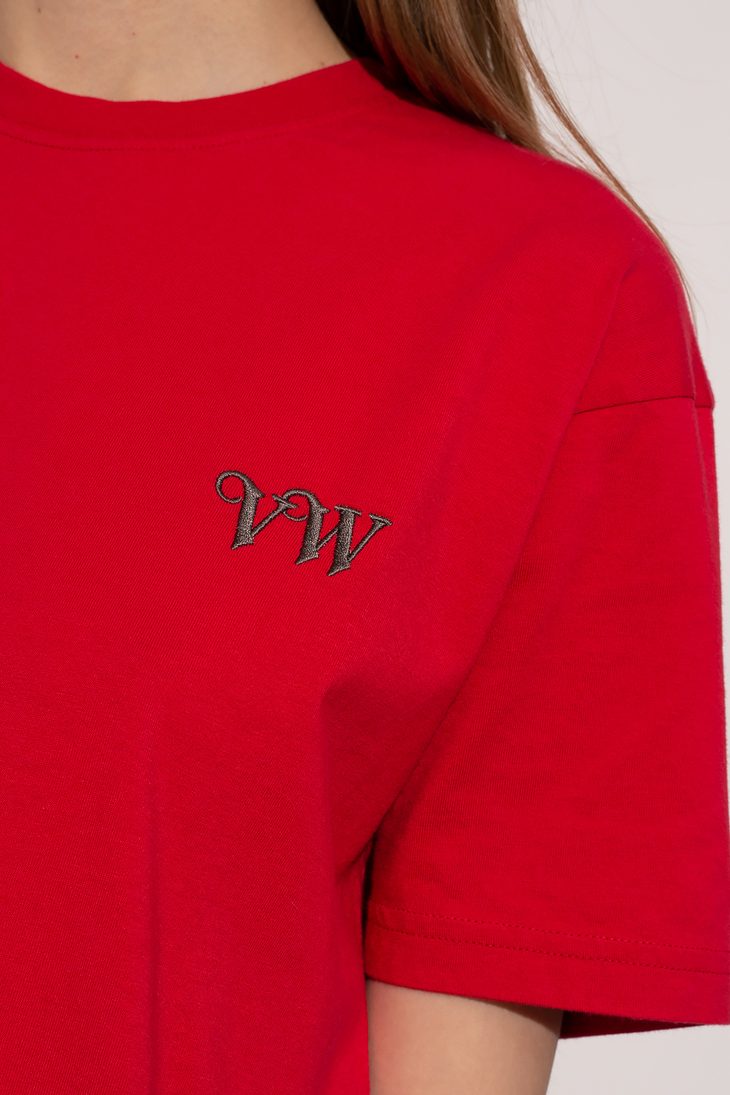 Vivienne Westwood Karl Lagerfeld bouclé-panel you hoodie