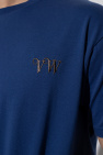 Vivienne Westwood Emporio Armani logo-patch sweatshirt Blau