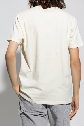 Vivienne Westwood Shoulder Logo Cream T Shirt