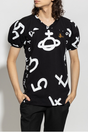Vivienne Westwood Sweatshirt mit Hemdeinsatz Schwarz
