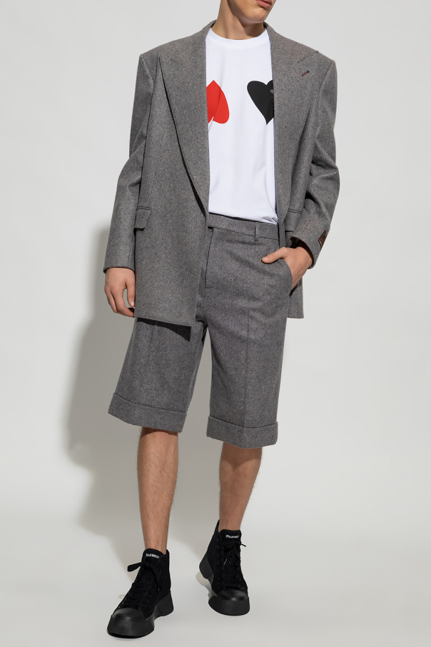 Vivienne Westwood Karl Lagerfeld geometric padded jacket
