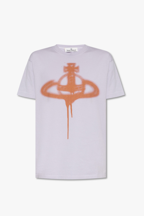 Vivienne Westwood waffle graphic t-shirt in white
