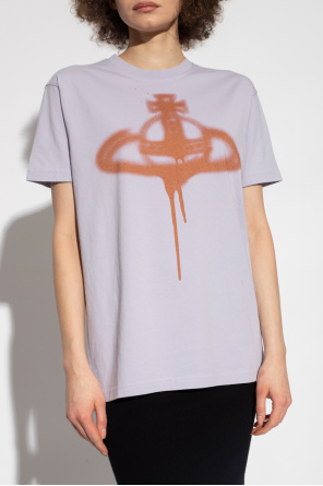 Vivienne Westwood waffle graphic t-shirt in white