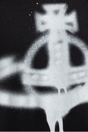 Vivienne Westwood slit detail cotton hoodie