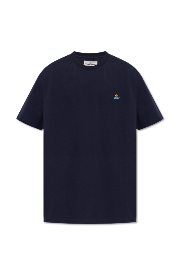 Vivienne Westwood Fendi Kids puff sleeve logo-lettering T-shirt