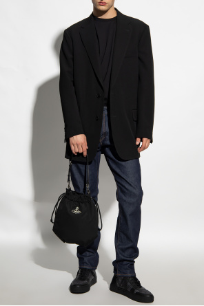Weekday May hooded nylon long jacket in grey od Vivienne Westwood