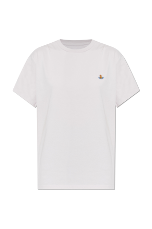 T-shirt with logo patch