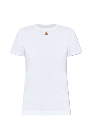 T-shirt with logo patch