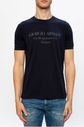 Giorgio Aviator armani Logo T-shirt