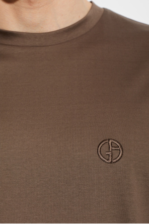 Giorgio Armani T-shirt z wyszytym logo