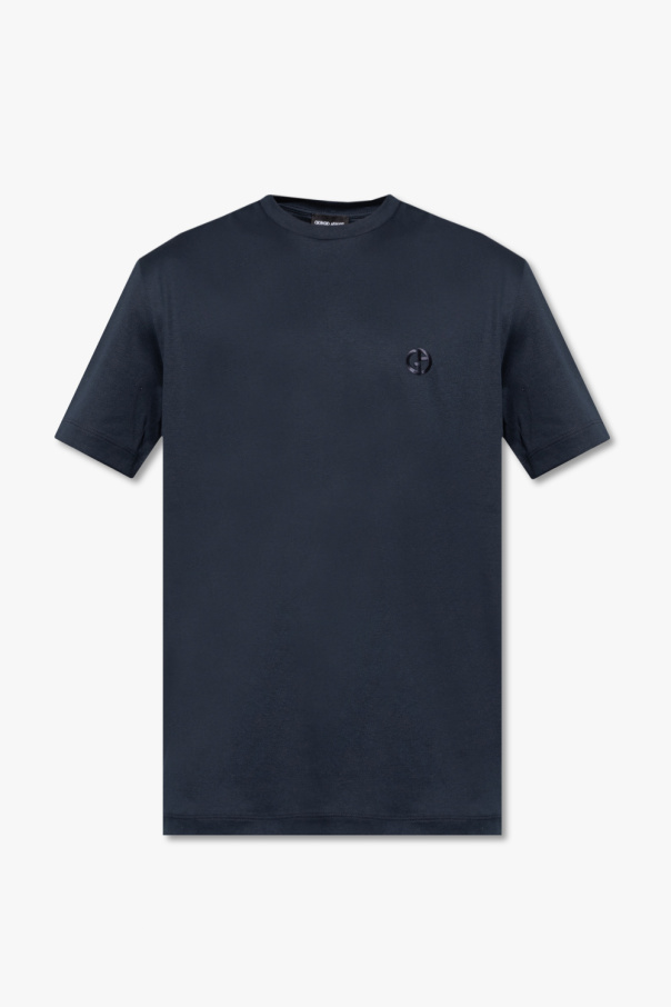 Giorgio Armani Bawełniany t-shirt z logo