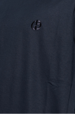 Giorgio Armani Emporio Armani logo-patch track pants Blau