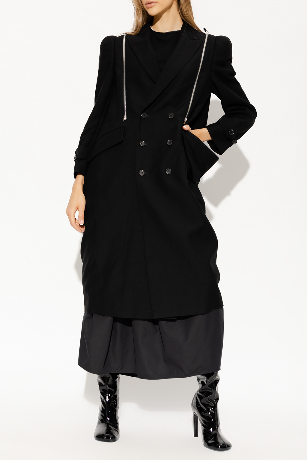 Comme des Garçons Noir Kei Ninomiya Top with decorative closure | Women ...