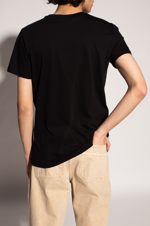 khaki armani t shirt