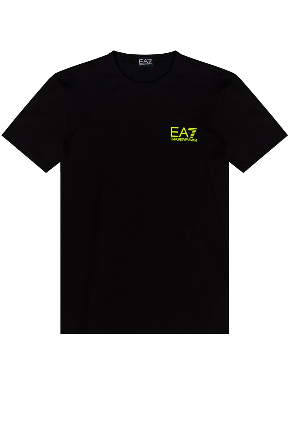 EA7 Emporio armani lether T-shirt with logo