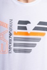 Ea7 Emporio Armani TEEN colour-block short-sleeve T-shirt T-shirt with logo
