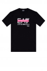 EA7 Emporio Armani BLACK T-shirt with logo