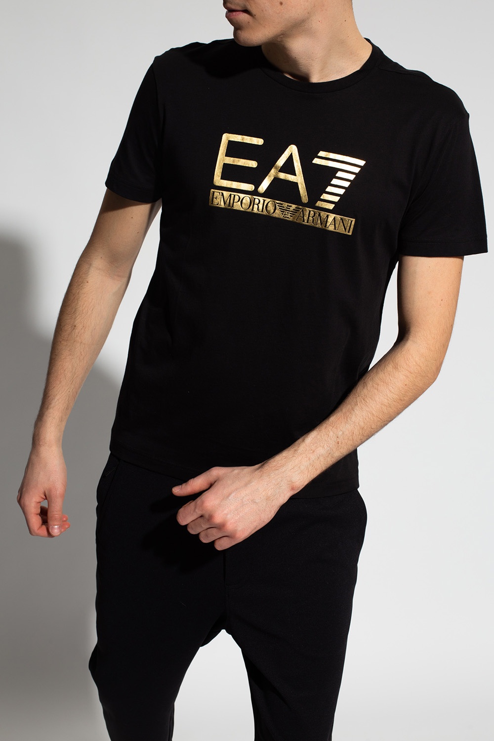 Håbefuld dragt Sæbe EA7 Emporio Armani T-shirt with logo | Men's Clothing | Vitkac