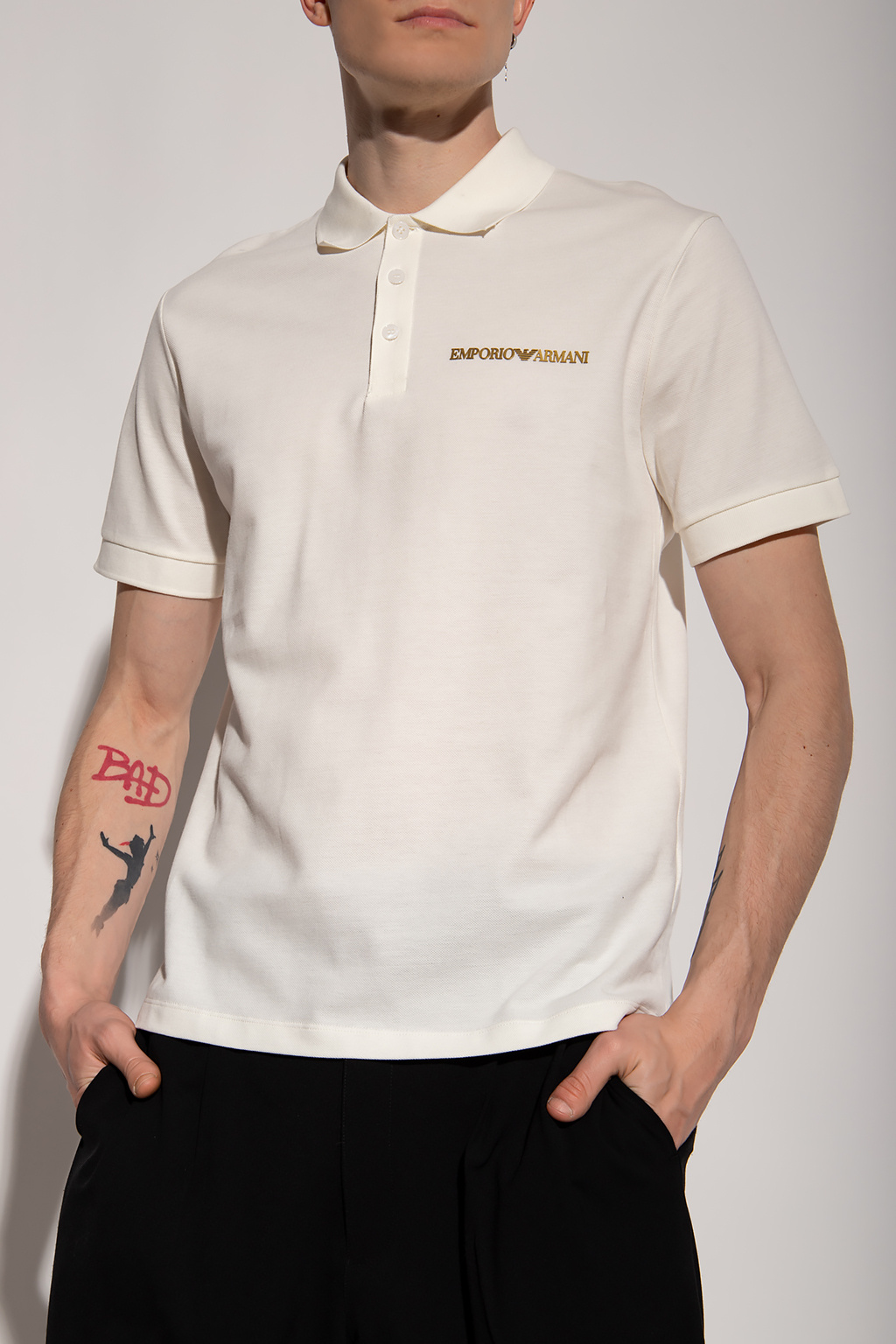 Emporio Armani ‘Racing’ collection polo shirt